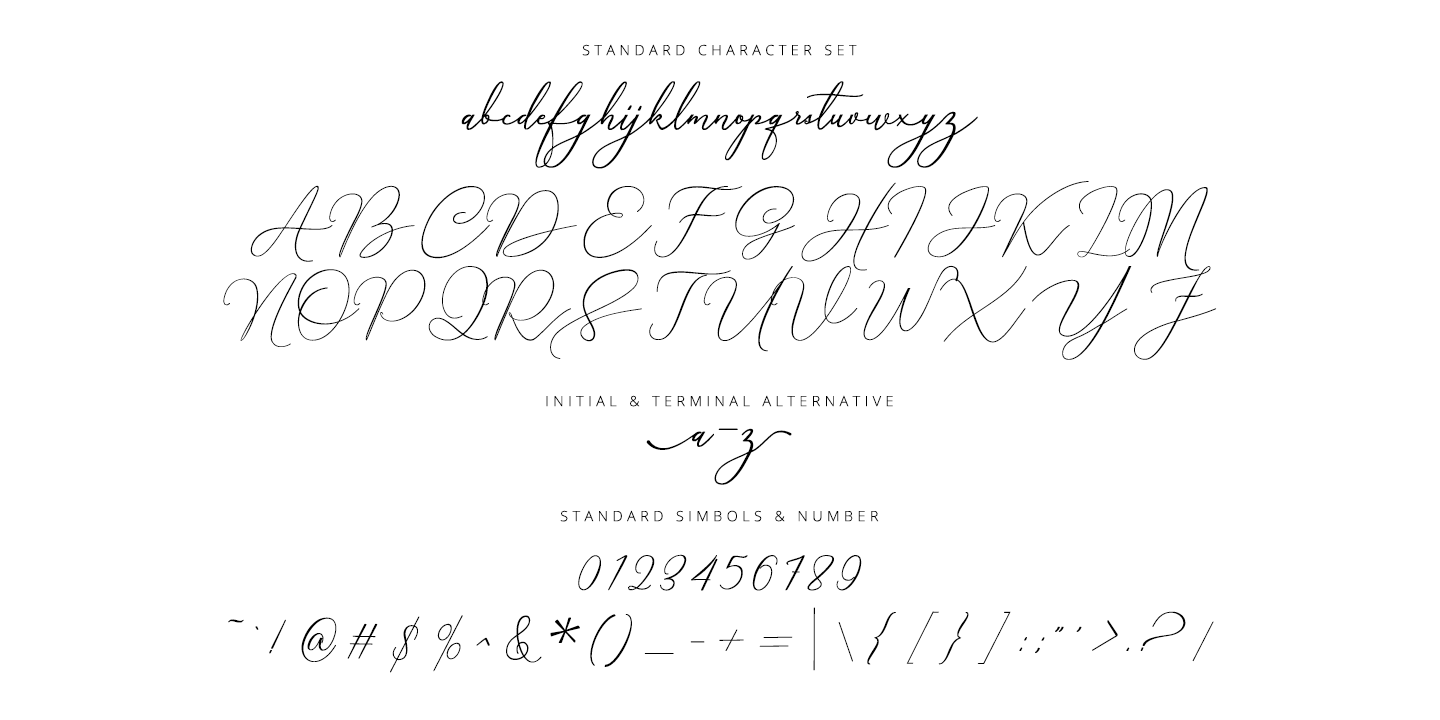 Example font Creative Signature #5